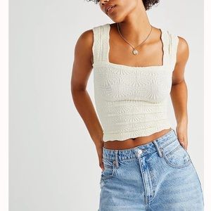 Love letter Cami Free People Ivory